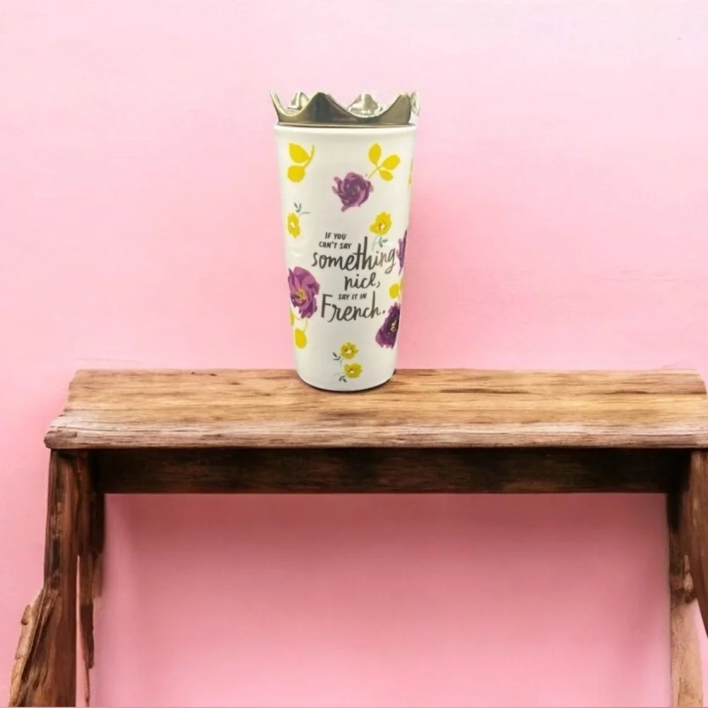 HALLMARK “IF YOU CAN’T SAY IT NICE, SAY IT IN FRENCH” COFFEE MUG ☕🇫🇷